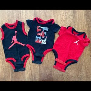 Michael Jordan onesies (pack of 3)